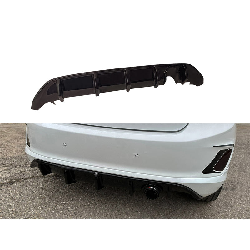 Motordrome, Rear bumper skirt (Diffuser), passer til Ford Fiesta VIII ST-Line 2017- (ABS)