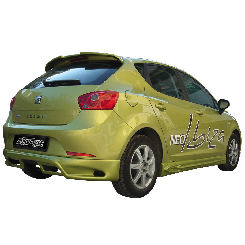 Motordrome, Rear bumper skirt, passer til Seat Ibiza 6J 5-doors 2008- (ABS)