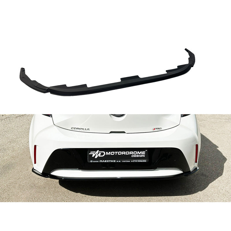 Motordrome, Rear bumper skirt (Diffuser), passer til Toyota Corolla Hatchback (E21) 2019- (ABS Gloss black)