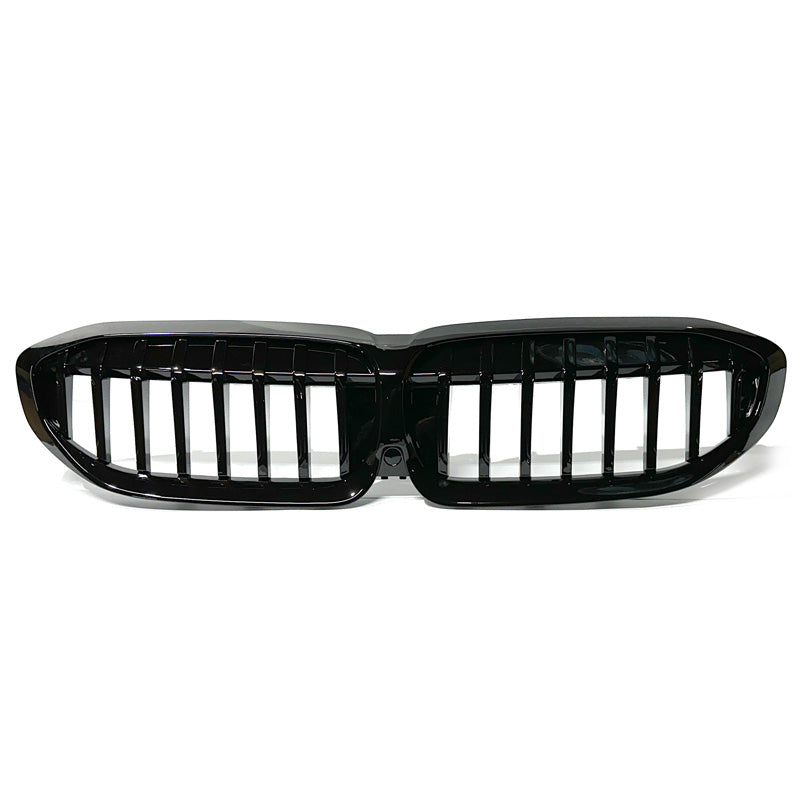 Blank Sort grill, passer til BMW 3-Series G20/G21 2019- excl. LCI