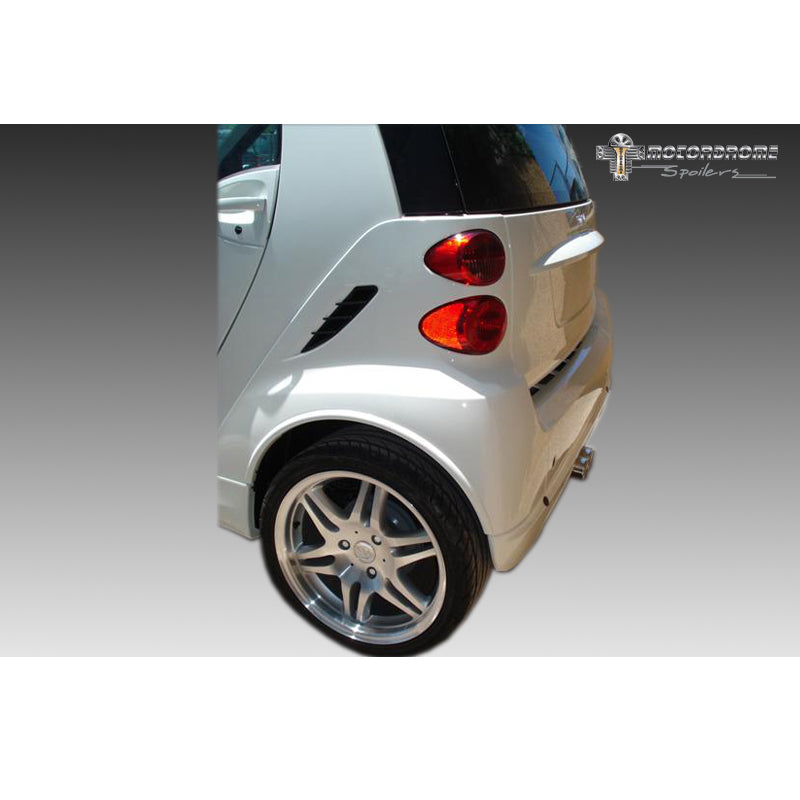 Motordrome, Wheel arch extensions (rear side), passer til MCC Smart ForTwo 4/2007- (2-dele) (ABS)