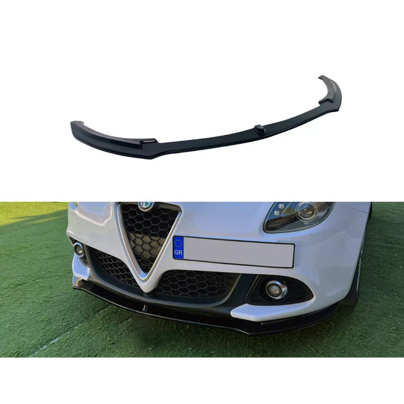 Motordrome, Front spoiler, passer til Alfa Romeo Giulietta Facelift 2016-2020 (ABS Gloss black)