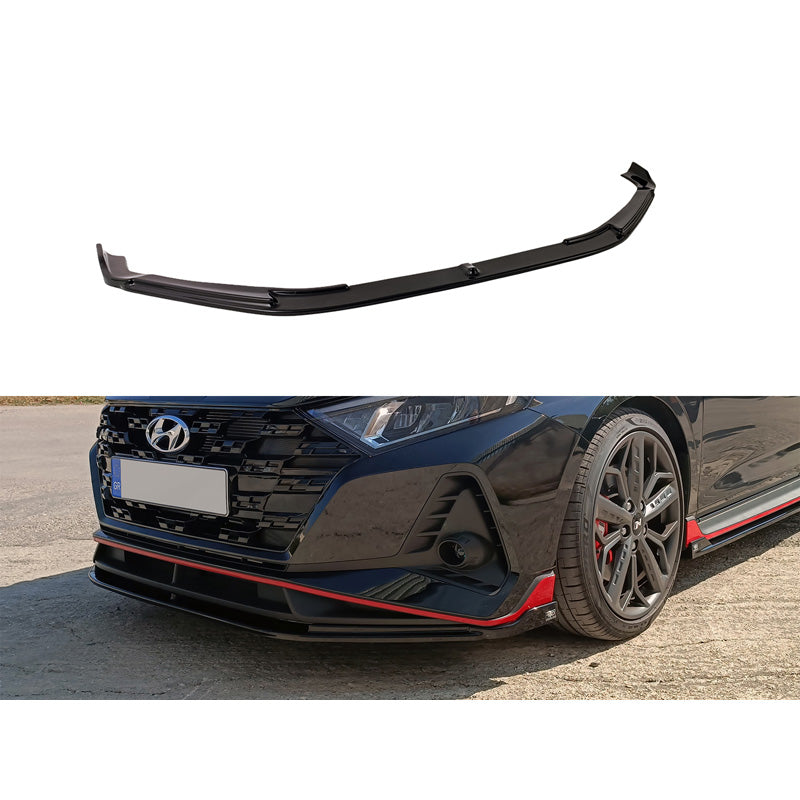 Motordrome, Front spoiler, passer til Hyundai i20 III N / N-Line 2020- (ABS Glossy black)