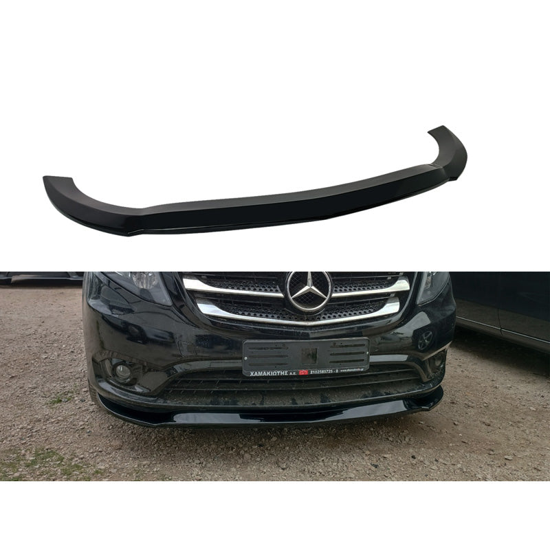 Motordrome, Front spoiler, passer til Mercedes Vito W447 2014- excl. AMG-Line (ABS)