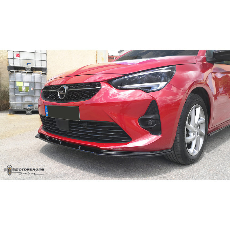 Motordrome, Front spoiler, passer til Opel Corsa F GS-Line 2019- (ABS)