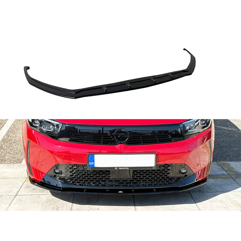 Motordrome, Front spoiler V2, passer til Opel Corsa F GS-Line 2019- (ABS)