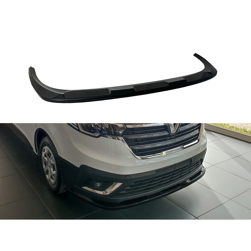 Motordrome, Front spoiler, passer til Renault Trafic 2021- (ABS Gloss Black)