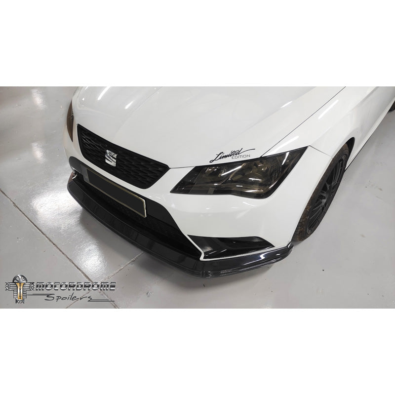 Motordrome, Front spoiler, passer til Seat Leon 5F SC/5-doors/ST 2013-2017 excl. FR/Cupra (ABS)