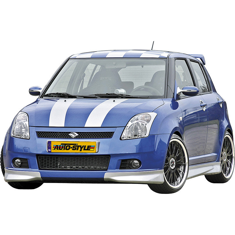 AutoStyle, Front Spoiler Hjørner til Suzuki Swift 2005- (Ekskl. Facelift) - Ubehandlet