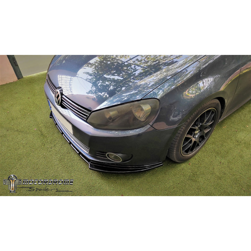 Motordrome, Front spoiler, passer til Volkswagen Golf VI 2008-2012 excl. GTi/GTD/R/Plus (ABS)