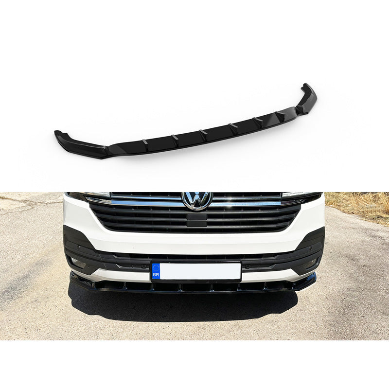 Motordrome, Front spoiler V.2, passer til Volkswagen Transporter T6.1 2020-2022 (ABS)