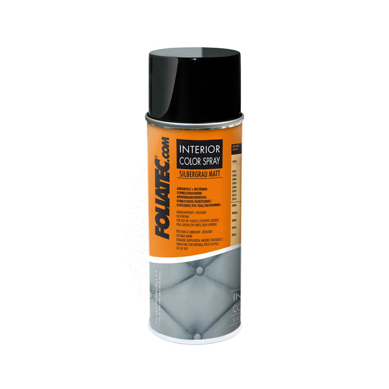 Foliatec, Interiør spraymaling - Silver grey matt 1x400ml