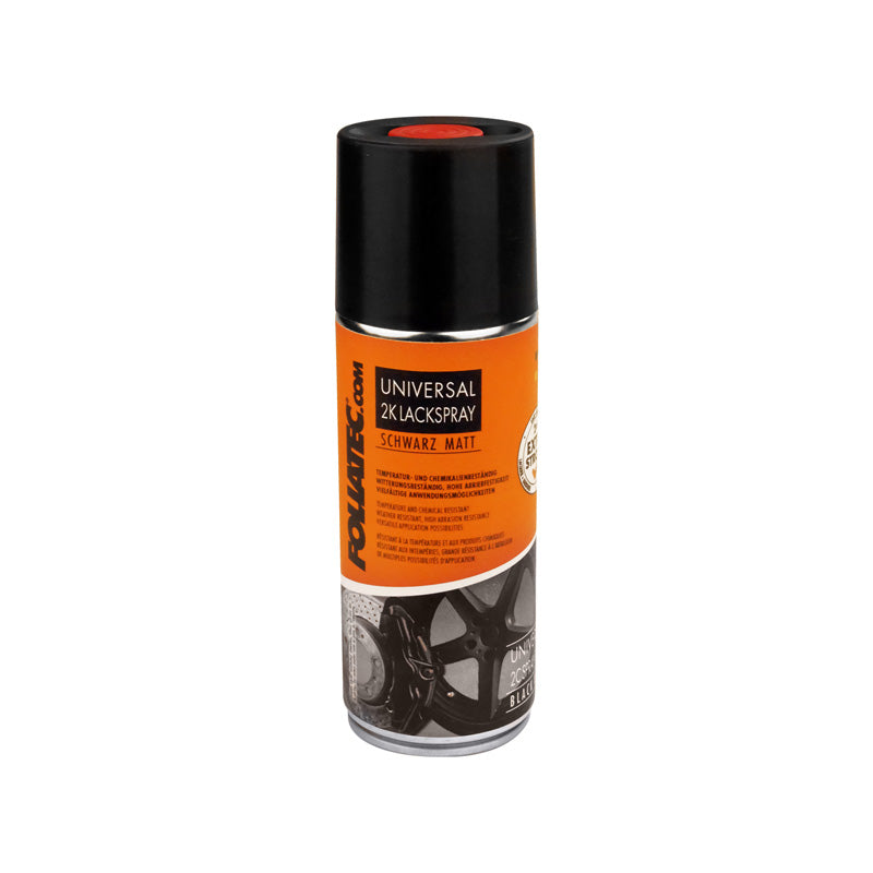 Foliatec Universal 2C Spray Paint - matt black 1x400ml