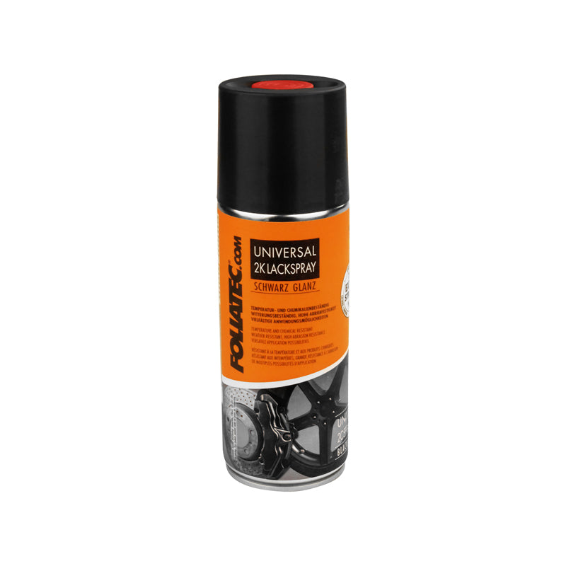 Foliatec Universal 2C Spray Paint - black glossy 1x400ml