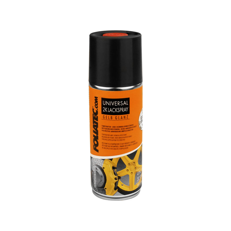 Foliatec Universal 2C Spray Paint - yellow glossy 1 x400ml