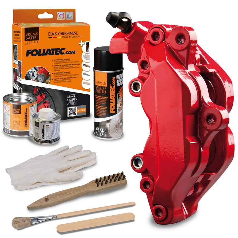 Foliatec, Bremsekaliber mailing,- racing rosso - 3 Components