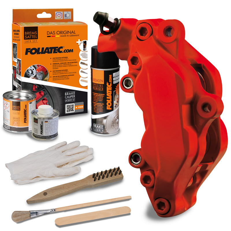 Foliatec, Bremsekaliber mailing,- racing rosso matt - 3 Components