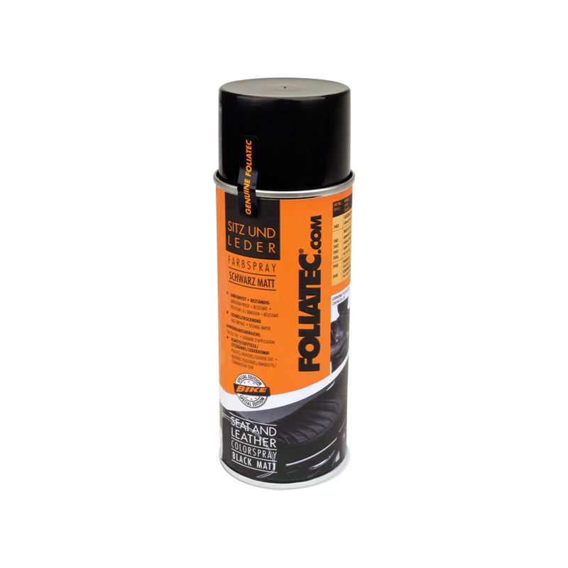 Foliatec Seat & Leather Color Spray - black matt 1x400ml