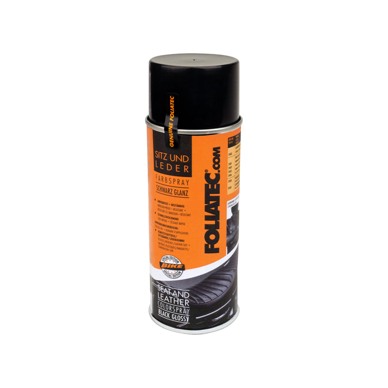 Foliatec Seat & Leather Color Spray - black glossy 1x400ml