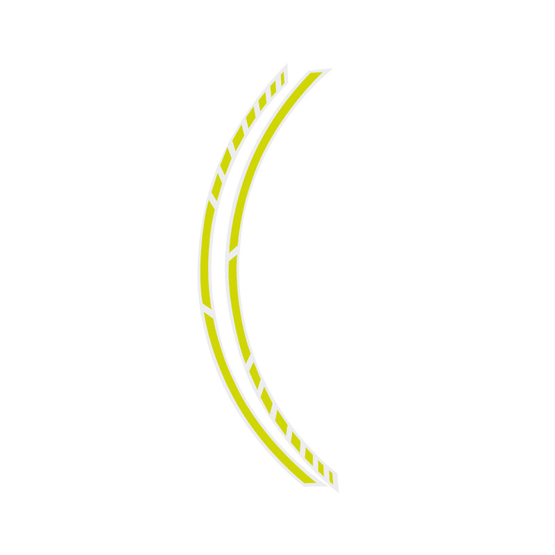 Foliatec PIN-Striping 'Racing' rim design Neon-Green - Width = 7mm: 14x 41cm