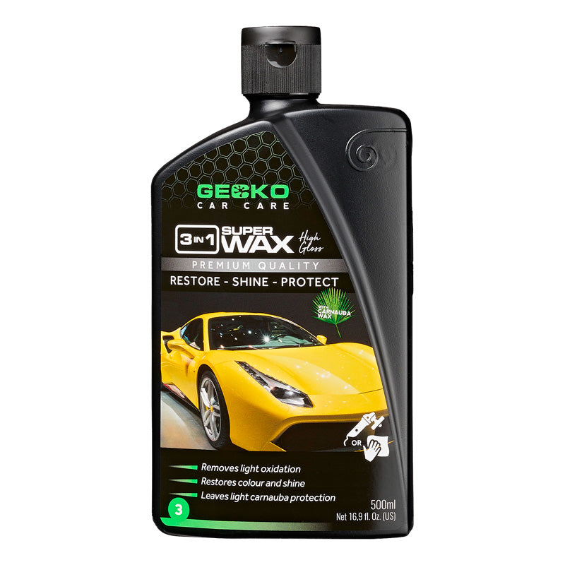 Gecko, 3in1 Super Wax med Carnauba - 500ml