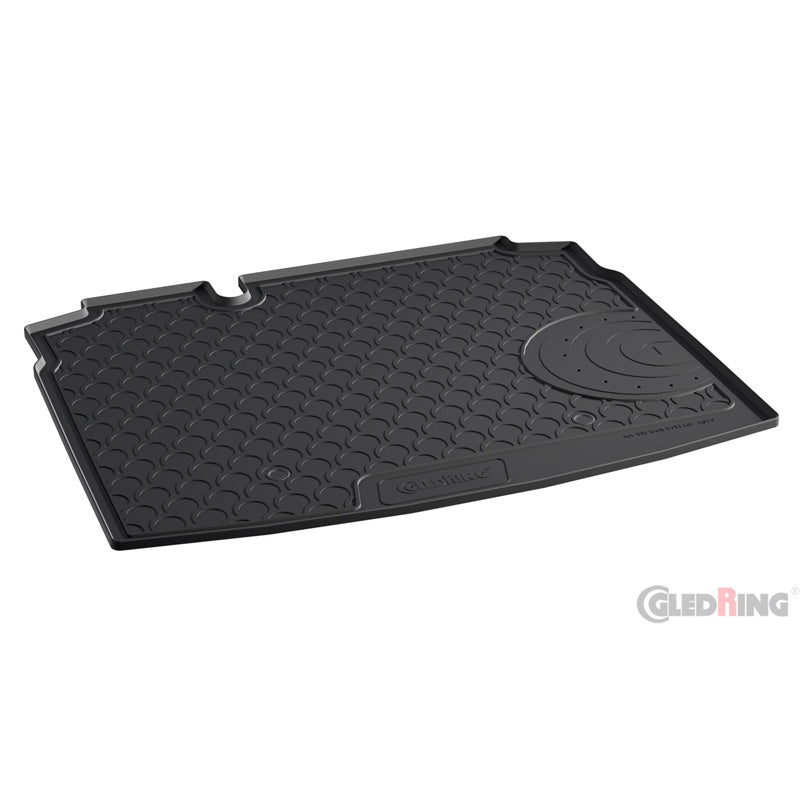 Gledring, Gummimåtte til bagagerum, passer til Volkswagen Golf V & VI HB 3/5-doors 2003-2012 (with narrow spare tire)