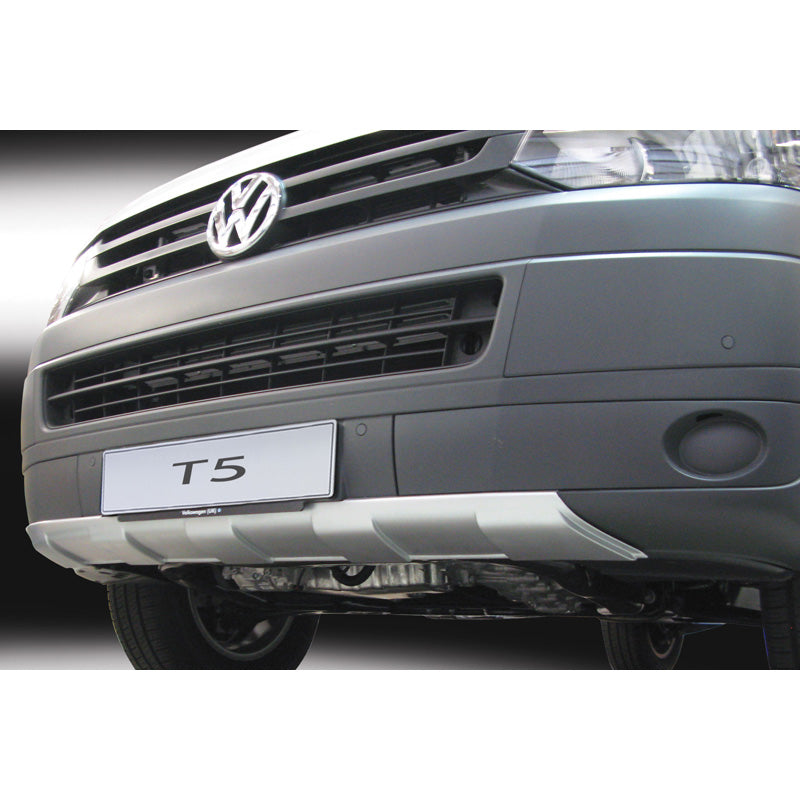 RGM, RGM Front spoiler 'Skid-Plate', passer til Volkswagen Transporter T5 Facelift 2010-2015 - Silver (ABS)