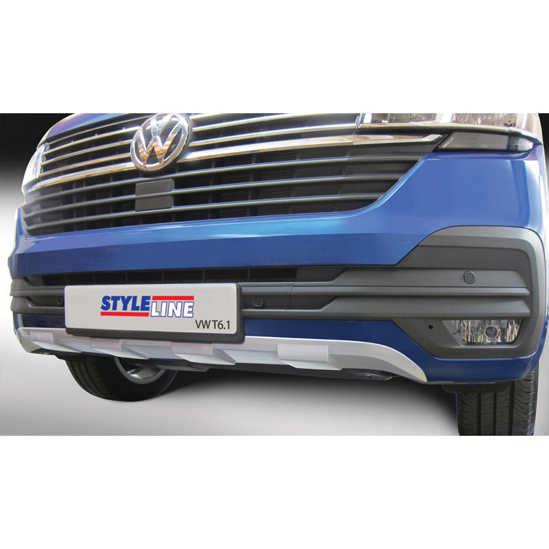 RGM, RGM Front spoiler 'Skid-Plate', passer til Volkswagen Transporter T6.1 2020- Silver (ABS)