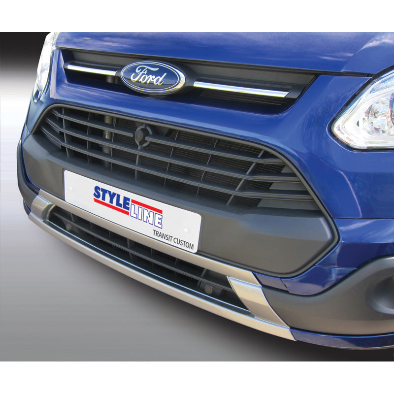 RGM, RGM Front spoiler 'Skid-Plate', passer til Ford Transit/Tourneo Custom 2014-2018 Silver (ABS)