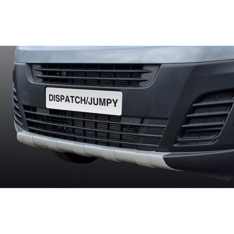 RGM, RGM Front spoiler 'Skid-Plate', passer til Citroën Jumpy/Peugeot Expert/Toyota Proace 2016-/Opel Vivaro 2019-/Fiat Scudo 2022- Silver (ABS)