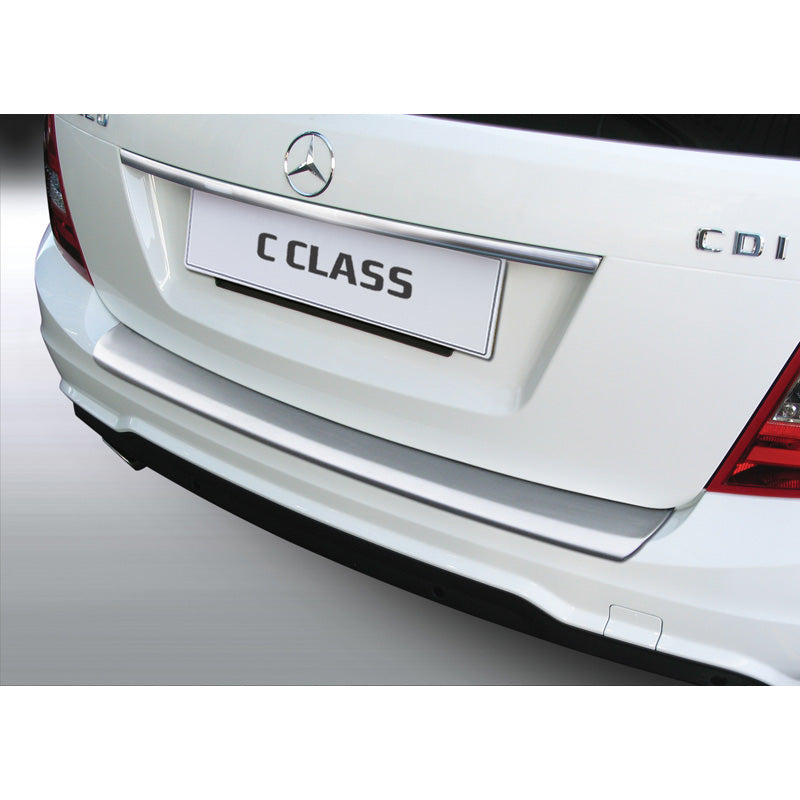 RGM, Bagkofangerbeskytter, ABS plastik, passer til Mercedes C-Class W204 Estate 2011-2014 'Brushed Alu' Look