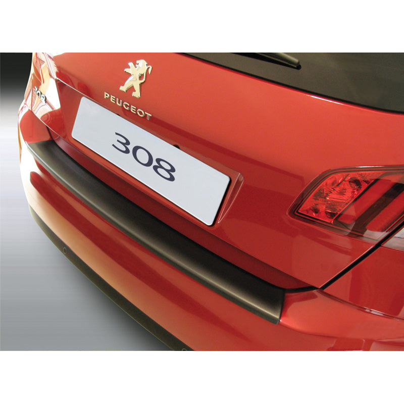 RGM, Bagkofangerbeskytter, ABS plastik, passer til Peugeot 308 HB 5 doors 2014-2021 Black