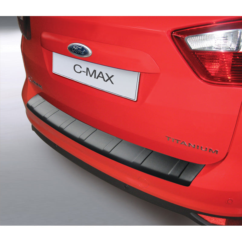 RGM, Bagkofangerbeskytter, ABS plastik, passer til Ford C-Max 2011-2015 'Ribbed' Black