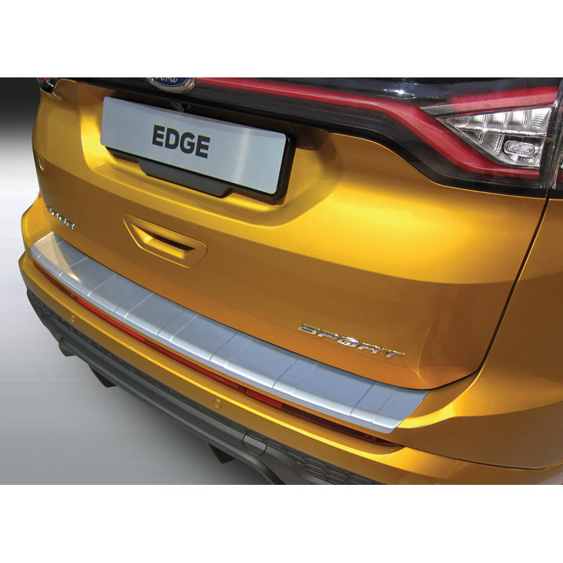 RGM, Bagkofangerbeskytter, ABS plastik, passer til Ford Edge 2016-2018 'Ribbed' Silver