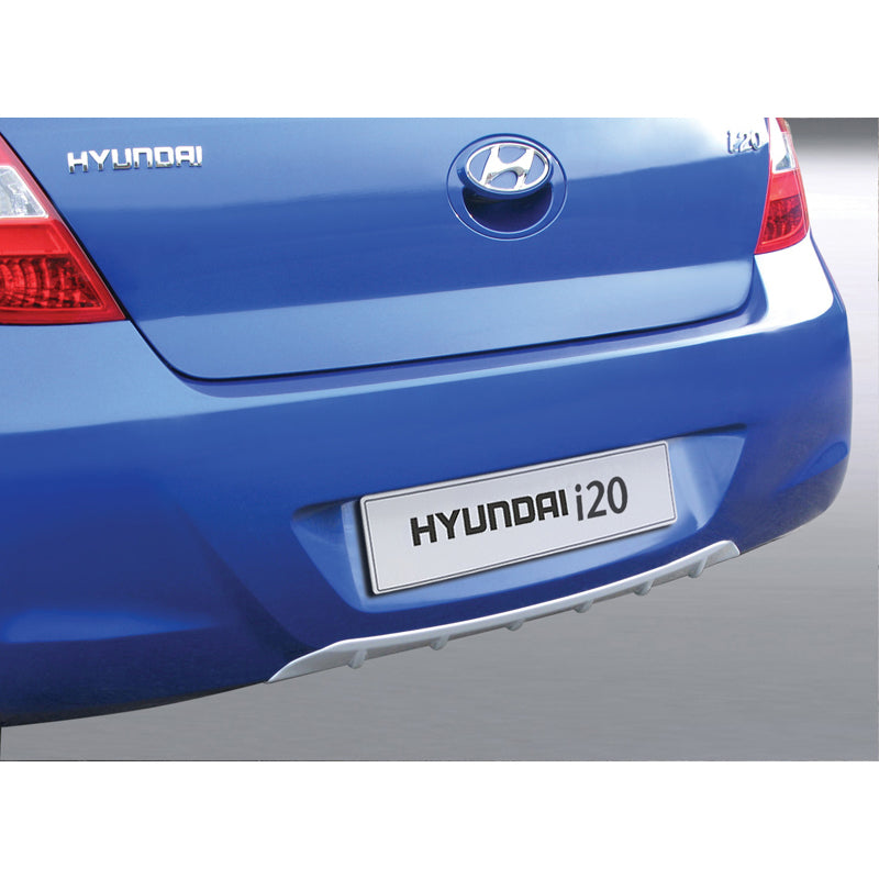 RGM, RGM Rear bumper skirt (Diffusor), passer til Hyundai i20 3/5-doors 2009-2015 silver (ABS)