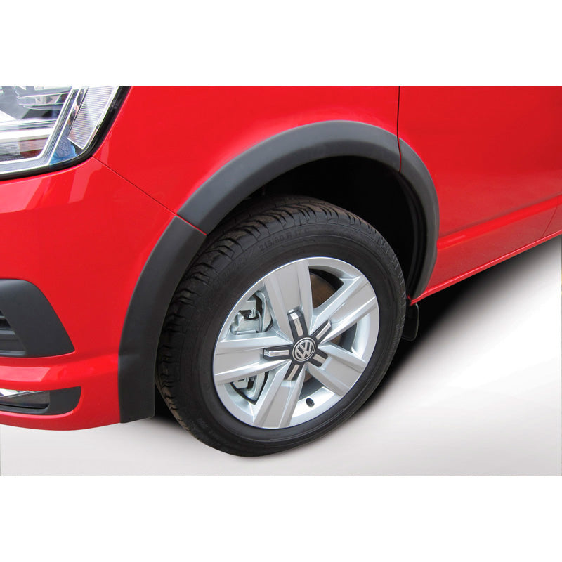 RGM, RGM Set Wheel arch extensions, passer til Volkswagen Transporter T6 2015- Short Wheel Base - left sliding door - Rear barn doors - Black