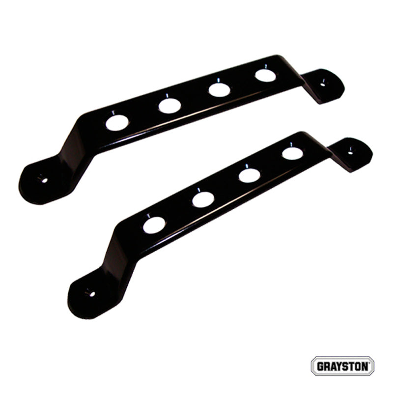 Grayston, Set universal Racing door handles - black aluminum