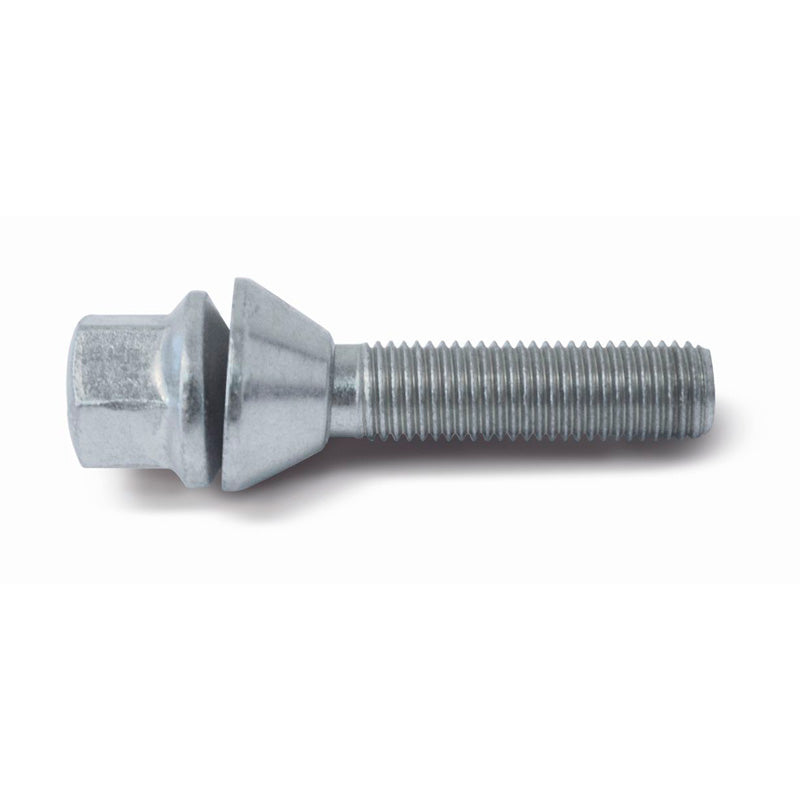 H&R, Wheel bolt Taper-Head with movable cone M12x1.50 - længde 34mm (e.g., passer til Renault, Saab)