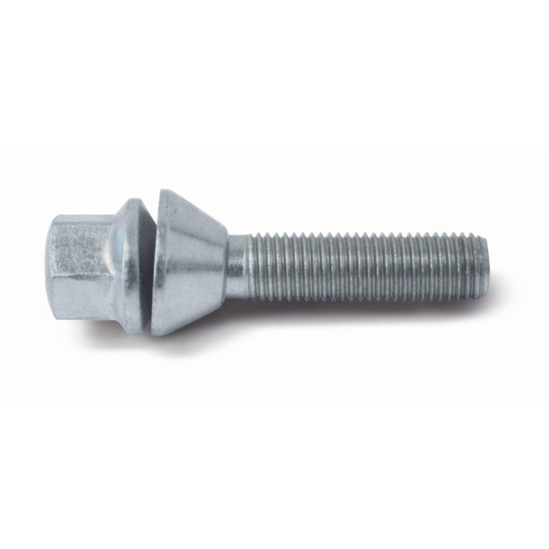 H&R, Wheel bolt Taper-Head with movable cone M12x1.50 - længde 46mm (e.g., passer til Renault, Saab)