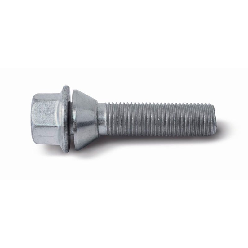 H&R, Wheel bolt Taper-Head with movable cone M14x1.50 - længde 43mm (e.g., passer til BMW, Volvo)