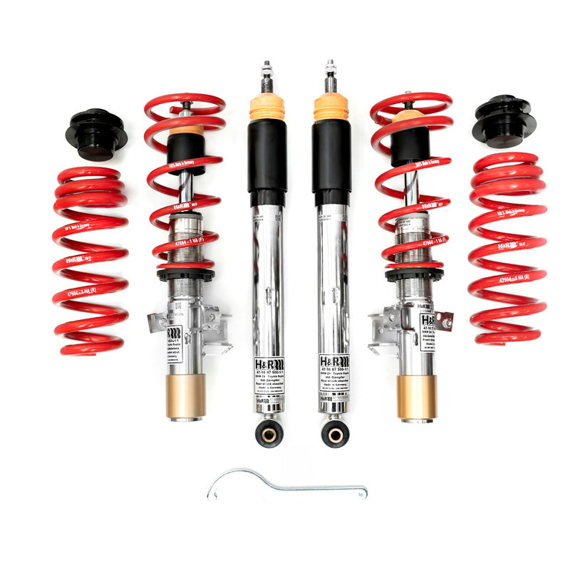 H&R, Twin-Tube Coil Over Kit Version 1, passer til Volkswagen T7 Multivan 1.5/2.0 TSI, 1.5/2.0 TDI & 1.4 eHybrid 2021- excl. cancellation kit