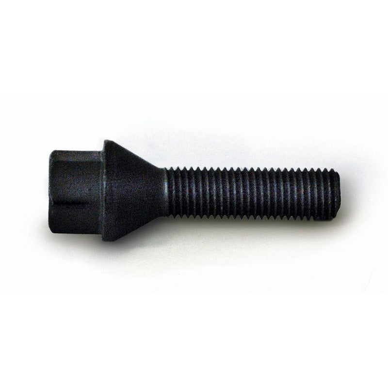 H&R, Wheel bolt Taper-Head M12x1.50 - længde 30mm - Black