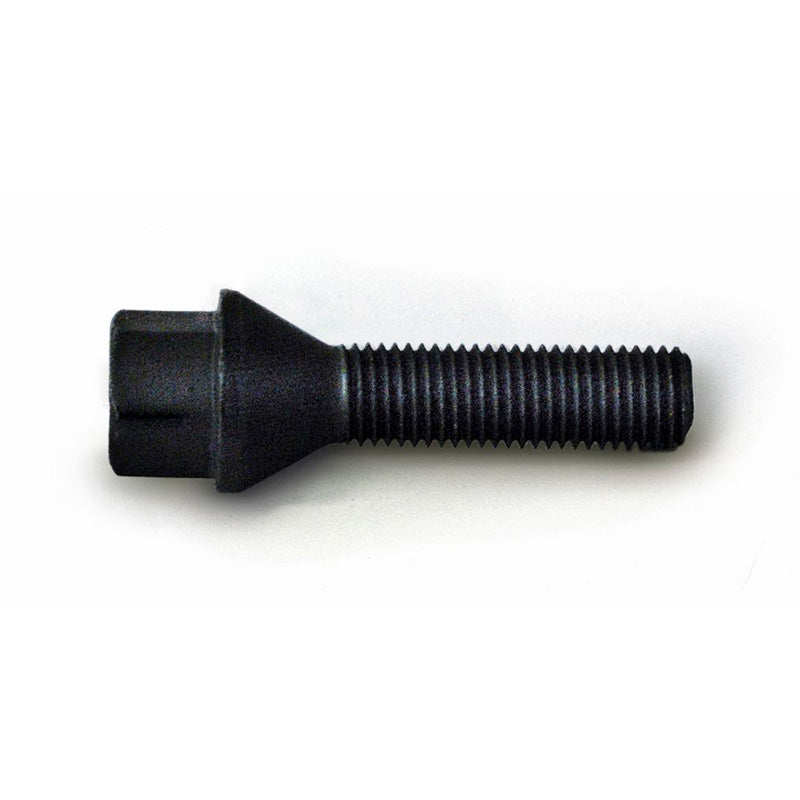 H&R, Wheel bolt Taper-Head M12x1.50 - længde 35mm - Black