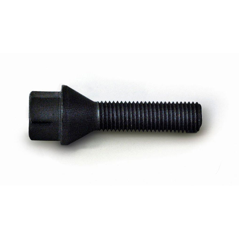 H&R, Wheel bolt Taper-Head M12x1.50 - længde 38mm - Black