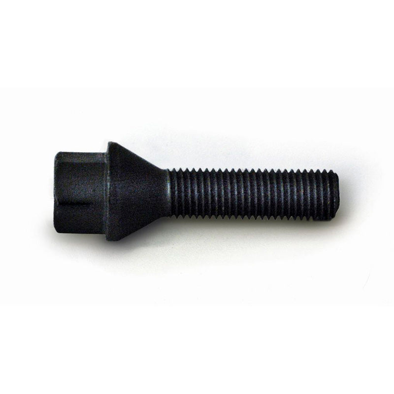 H&R, Wheel bolt Taper-Head M12x1.50 - længde 43mm - Black