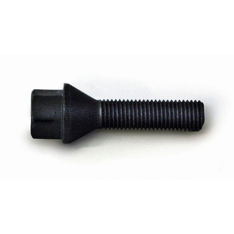 H&R, Wheel bolt Taper-Head M12x1.50 - længde 45mm - Black