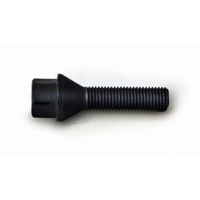 H&R, Wheel bolt Taper-Head M12x1.50 - længde 48mm - Black