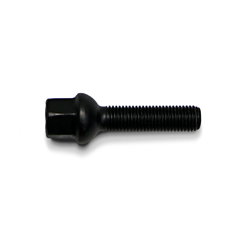 H&R, Wheel bolt Round-Head R12 M12x1.50 - længde 60mm - Black (e.g., passer til Mercedes)