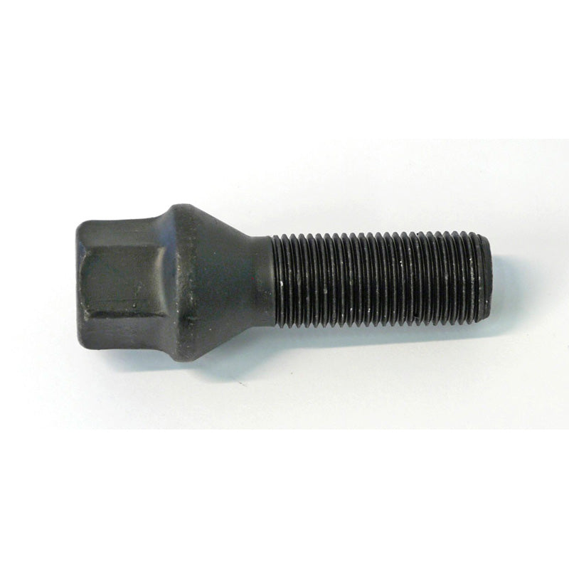 H&R, Wheel bolt Taper-Head M14x1.25 - længde 26mm - Black