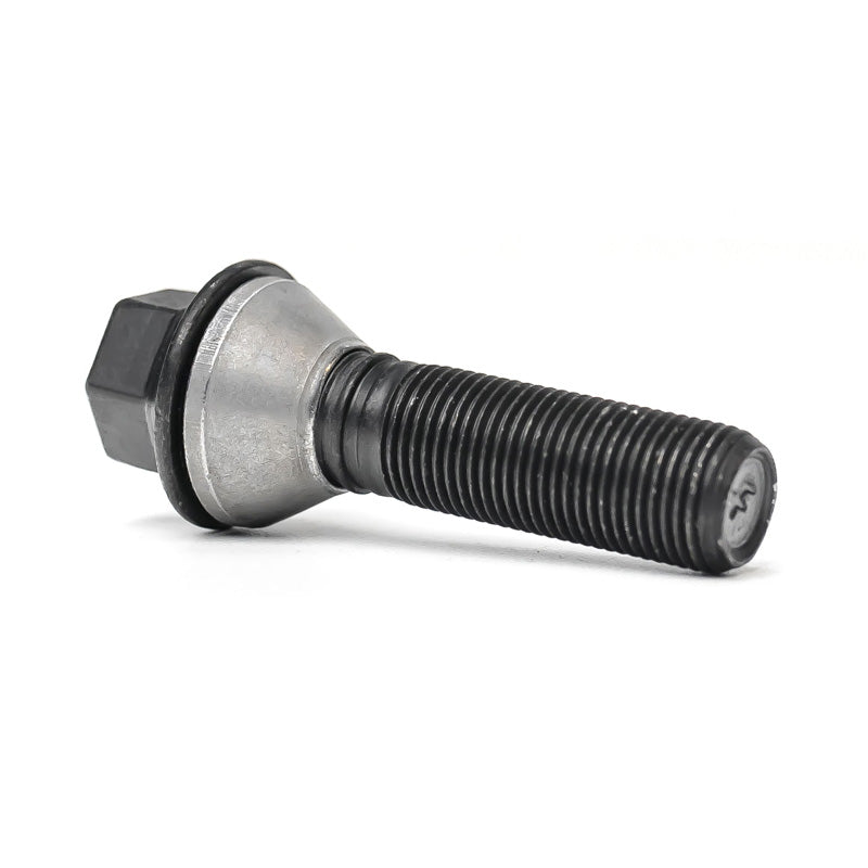 H&R, Wheel bolt Taper-Head with movable cone M14x1.25 - længde 31mm - Black (e.g., passer til BMW)